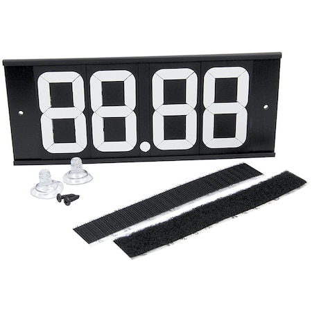 Allstar Performance Dial-In Board 4 Digit with Suction Cups & cloth hook and eye ALL23293